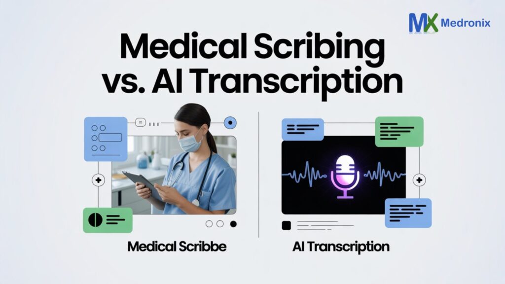 Medical Scribing vs. AI Transcription: Which Actually Wins for Your Practice? Medical Scribing vs. AI Transcription: Which Actually Wins for Your Practice?